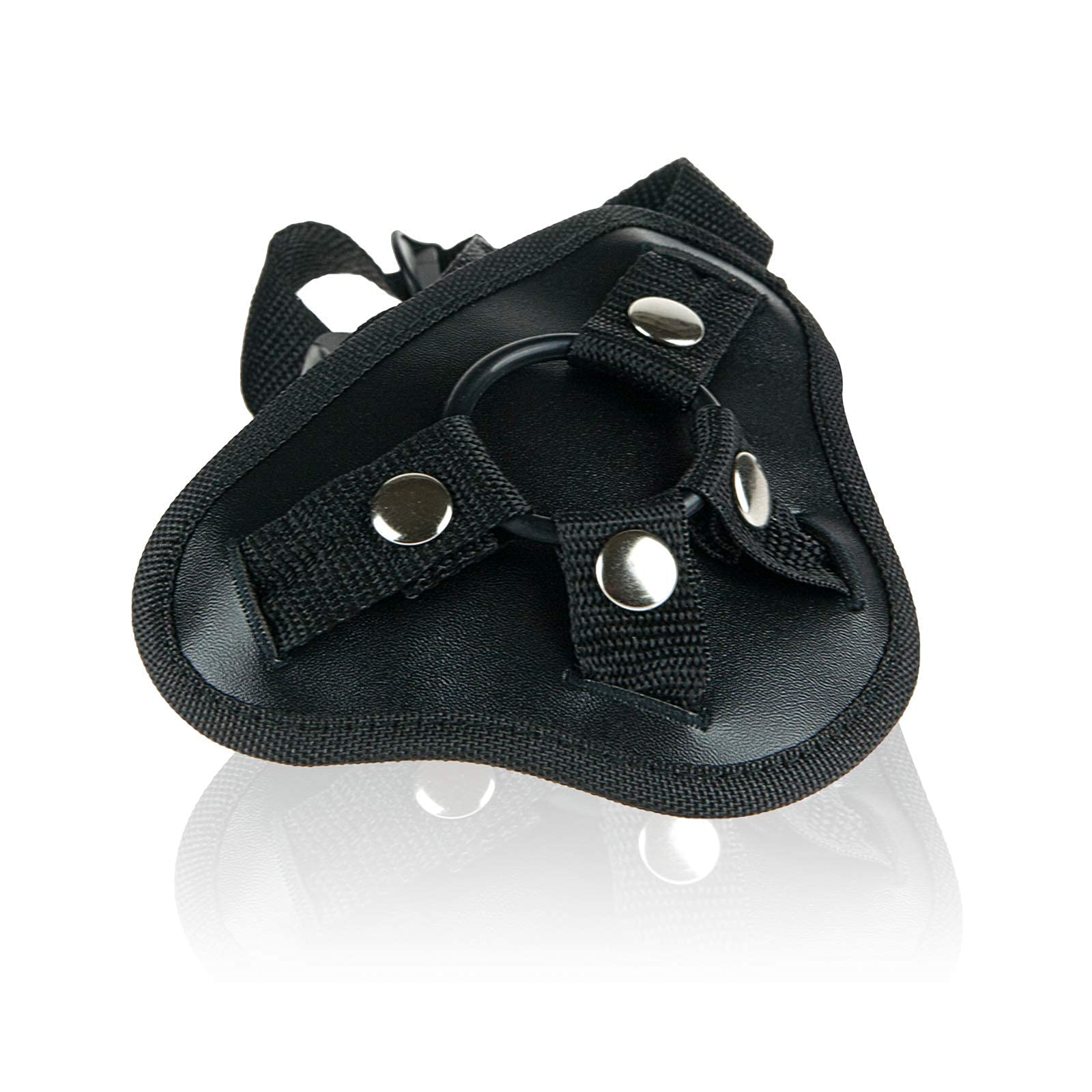 STRAP-ON FISSO con dildo strap-on largo 14,0 cm 17,0 cm o 21,0 cm incluso SISTEMA DI BLOCCO A SCATTO per una facile manipolazione - incluso PREMIUM SILICONE DILDO