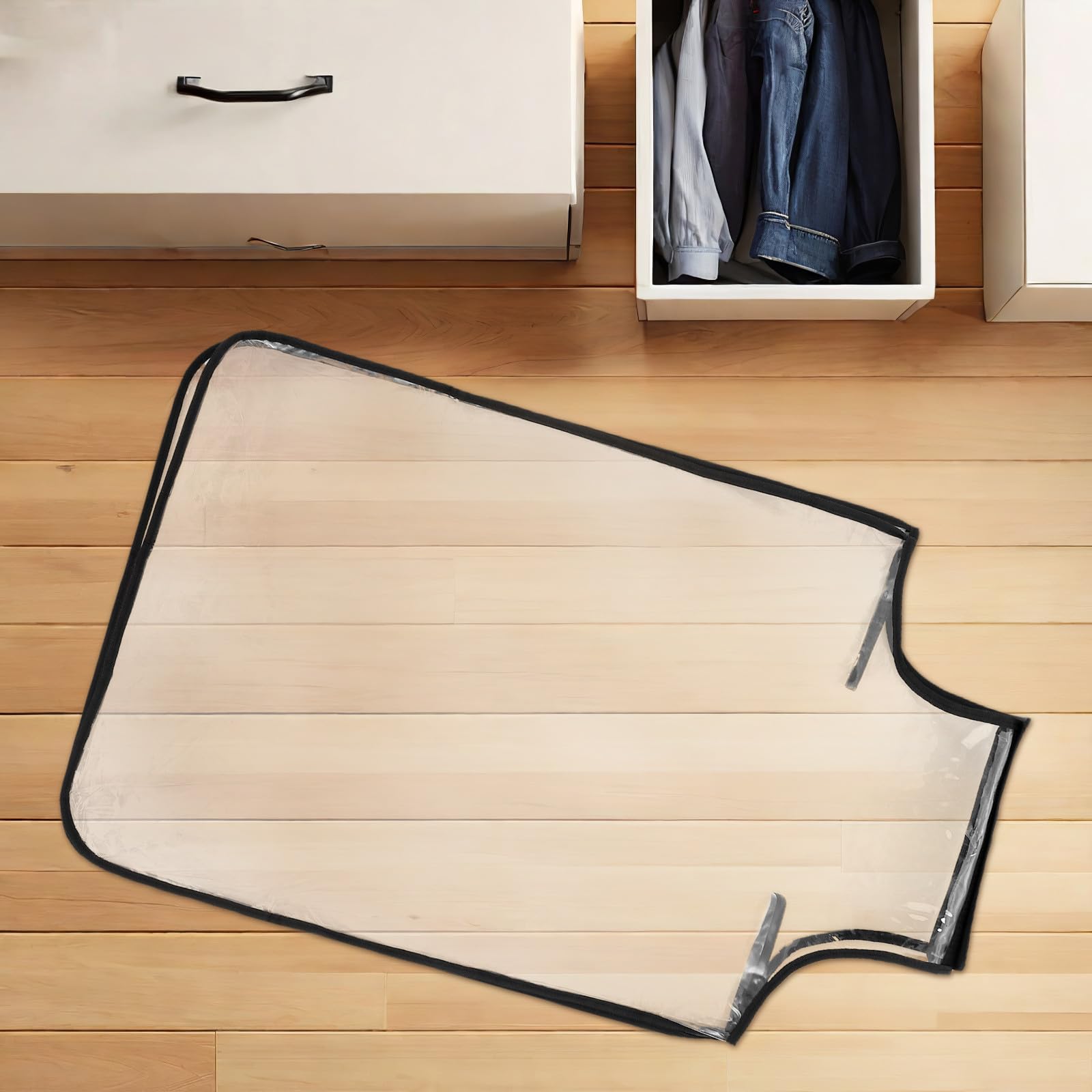 2 Stück Packung PVC Kofferhülle Transparent für 30 Zoll Rollkoffer