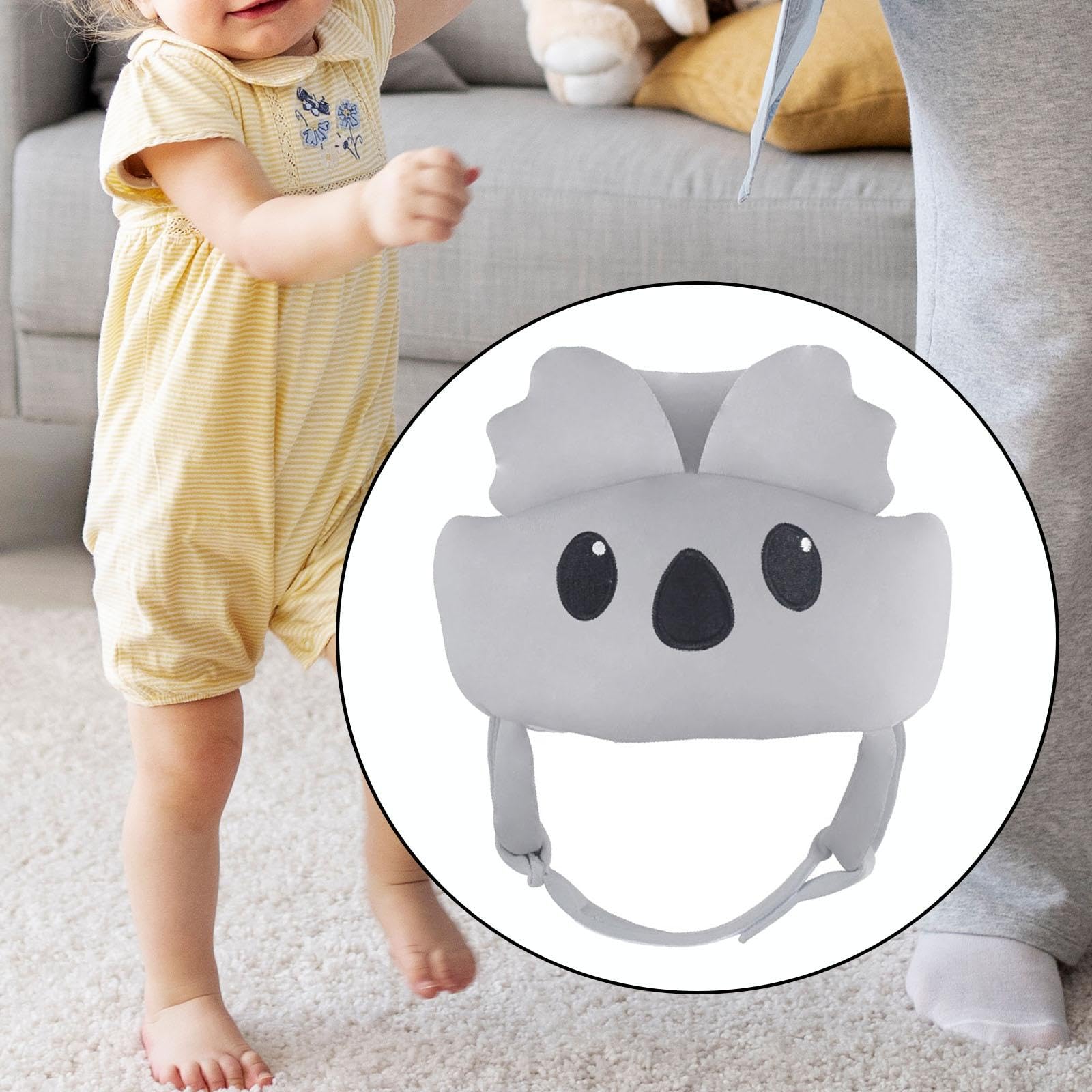 Colcolo Casque de sécurité pour bébé, protège-chef en mousse, Anti-, Anti-Collision, casquette de protection, pare-chocs de dessin animé, chapeau pour