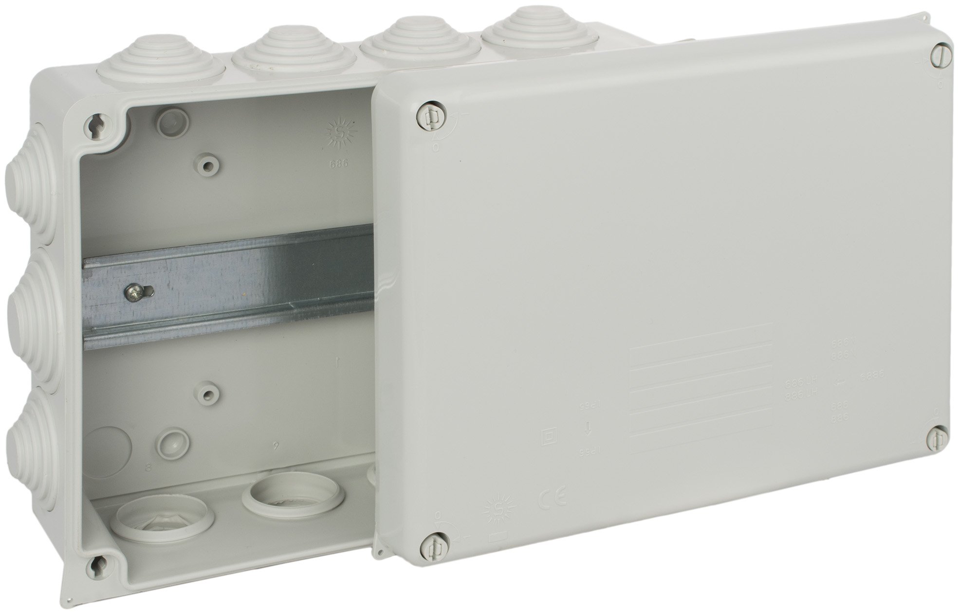 Boîtier étanche Solera IP55 pour dérivation électrique de jardin et garage