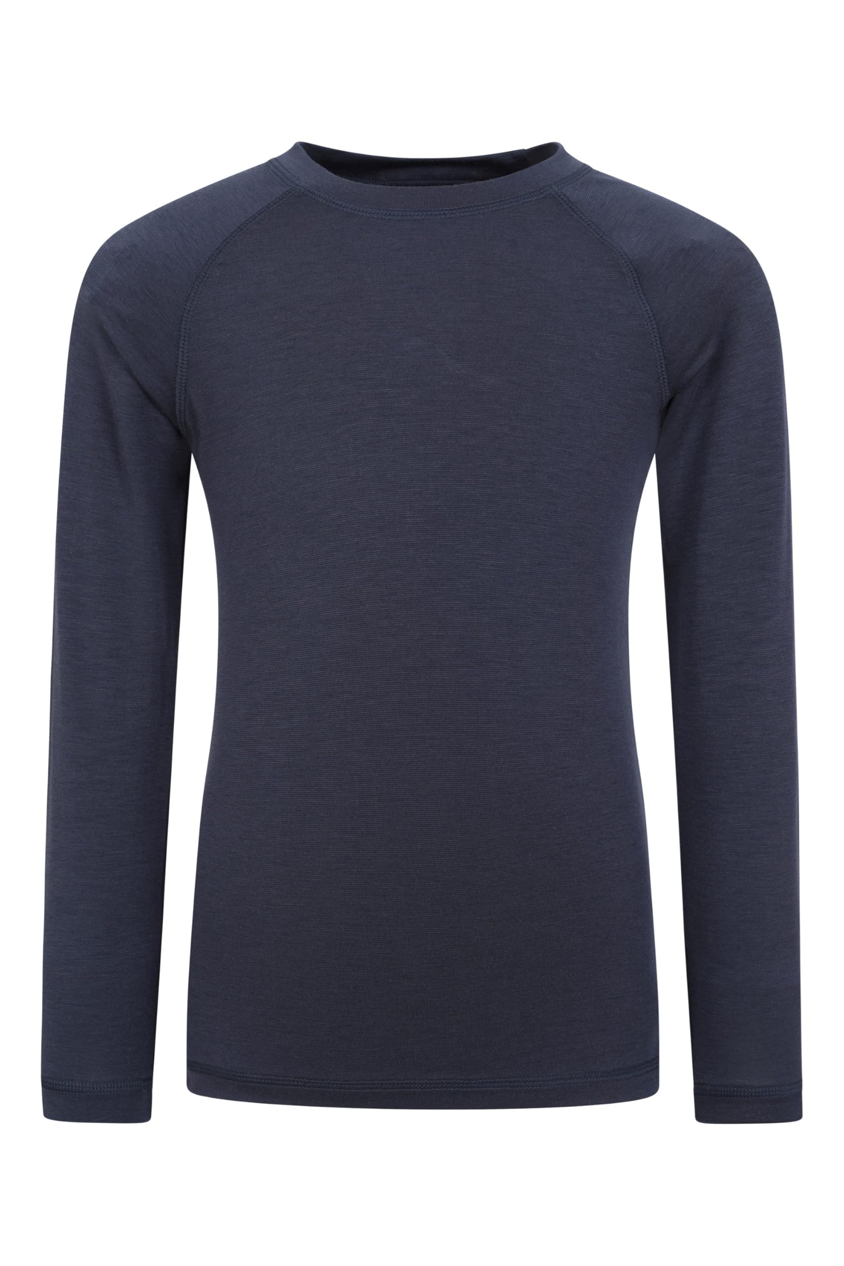 Mountain Warehouse Boys Navy Keep The Heat Kids Isotherm Top - Warm, & Girls Thermal Baselayer - Winter Camping, Outdoors, Travelling & Hiking 5-6Y