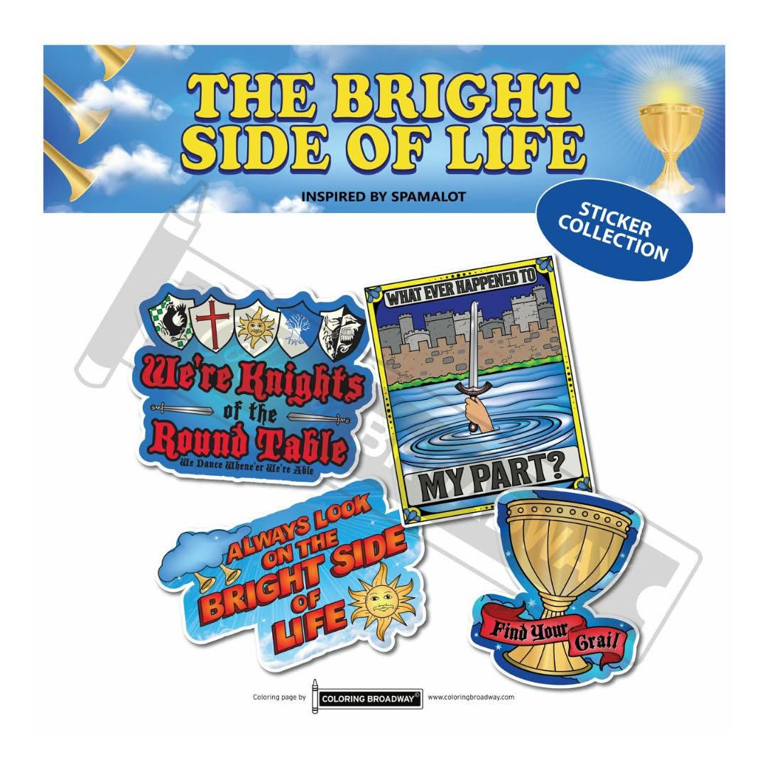 Autocollants The Bright Side of Life déco vinyle pour ordinateur