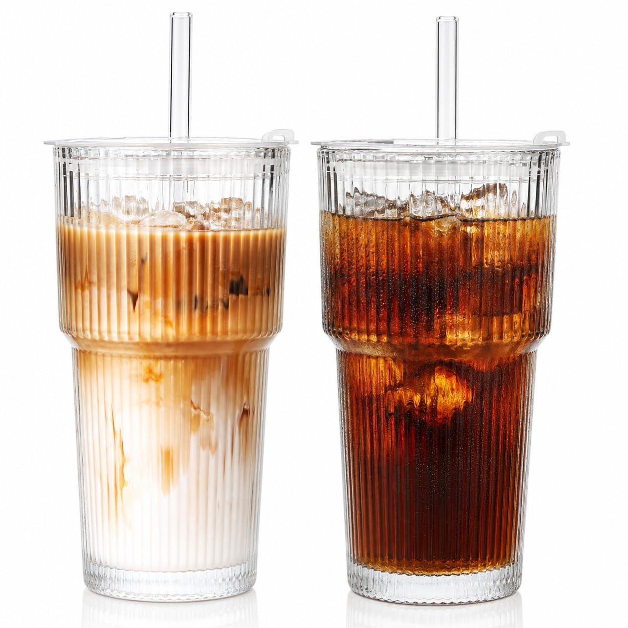 Gobelets en verre anti-fuite ALINK pour éviter les éclaboussures de café et de smoothie