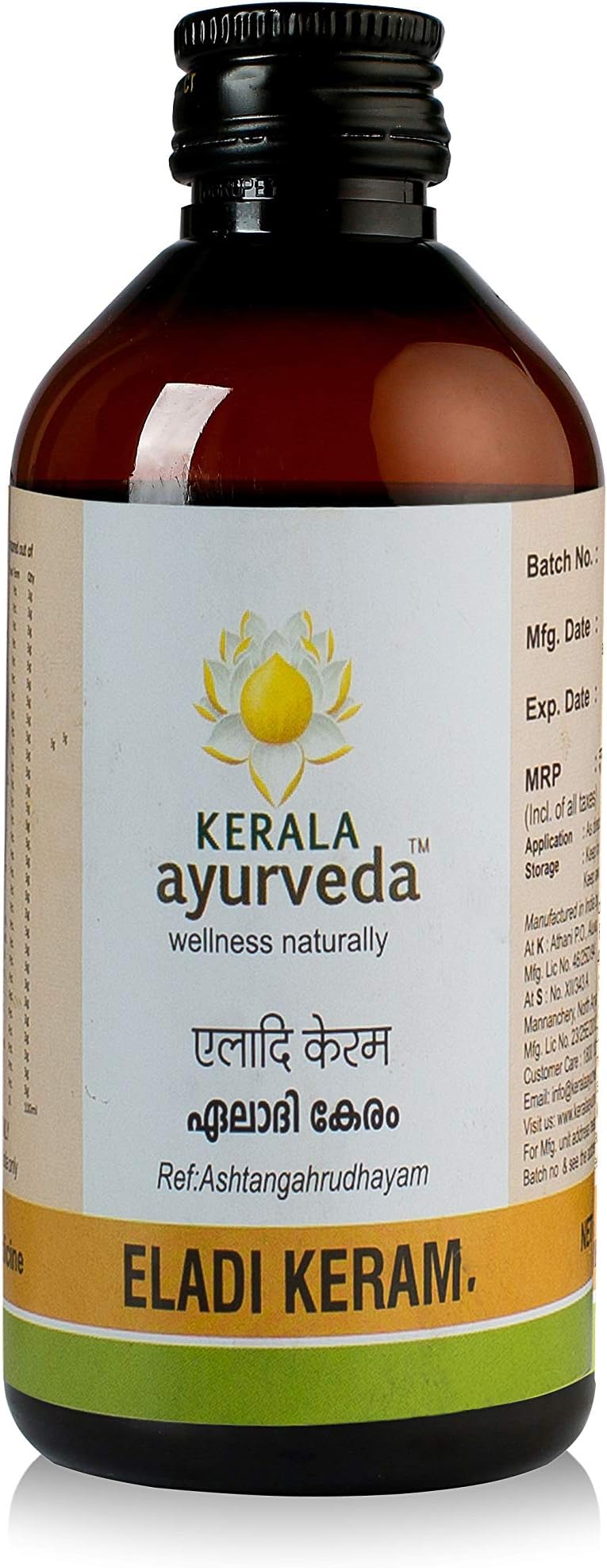 Kerala Ayurveda Eladi Keram 200 Ml