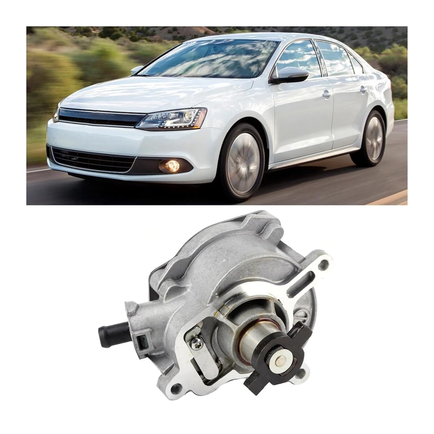 Car Vacuum Pump 07K145100B - Compatible for Rabbit 2006-2009 - Durable Auto Vacuum System Accessory, 07K145100B Car Vacuum Pump