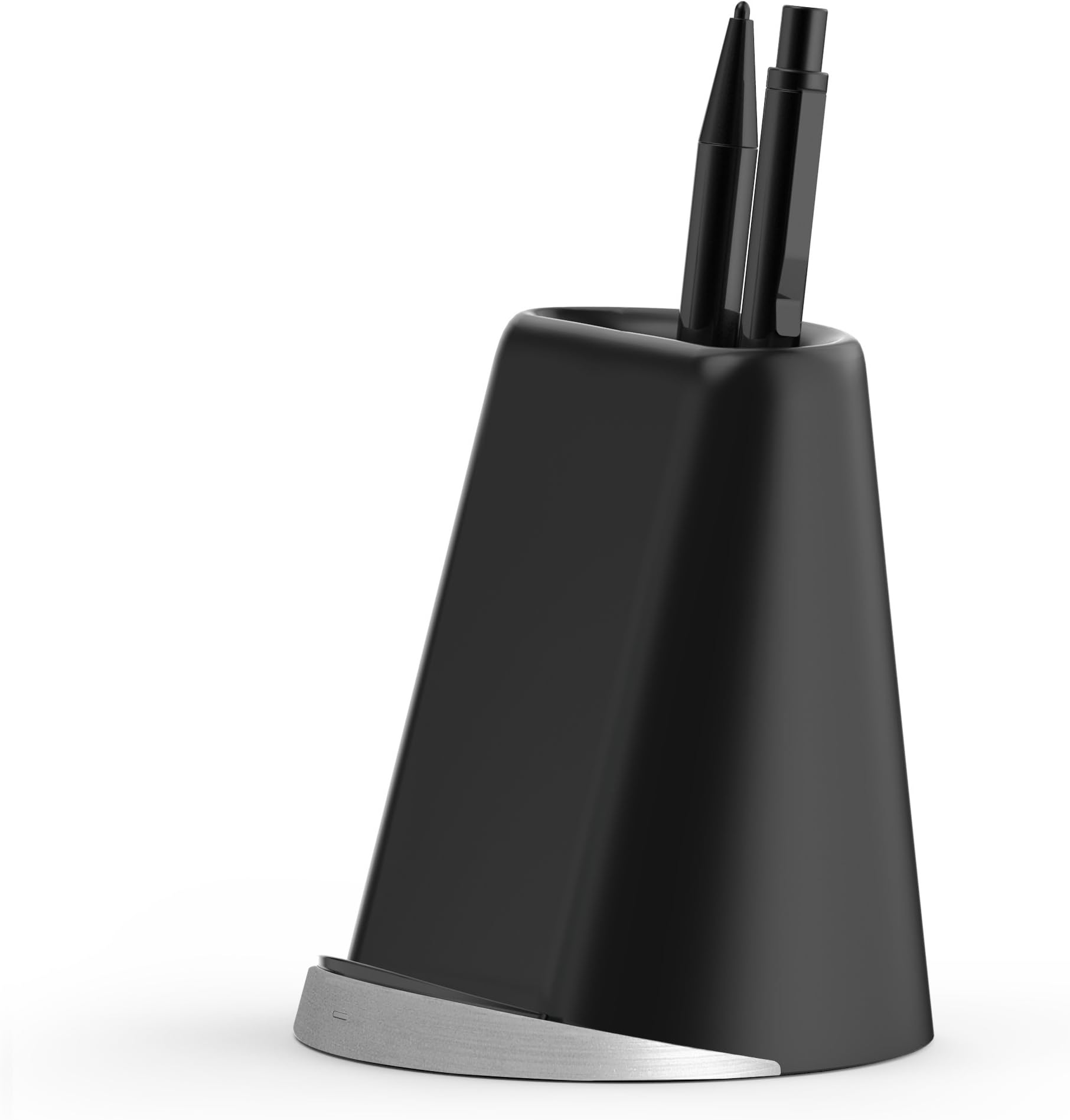 Fast QI Wireless Charger 2 Coils Multifunctional Wireless Charging Station with Pencil Holder Container for Samsung Galaxy S7 Edge / S7 / S6 Edge + / Note 5 and Other Qi-enabled Devices