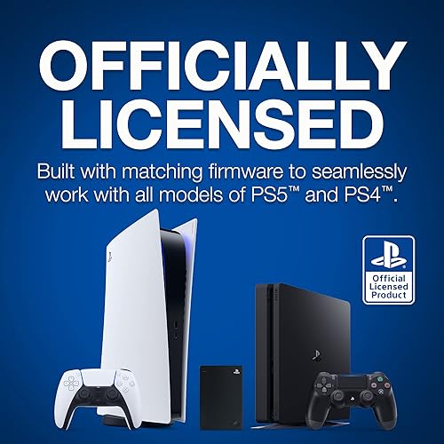 Miniatura 3 de Seagate Unidad de juego para consolas Playstation Disco duro externo de 4 TB - USB 3.2 Gen 1, con licencia oficial (STLL4000100)