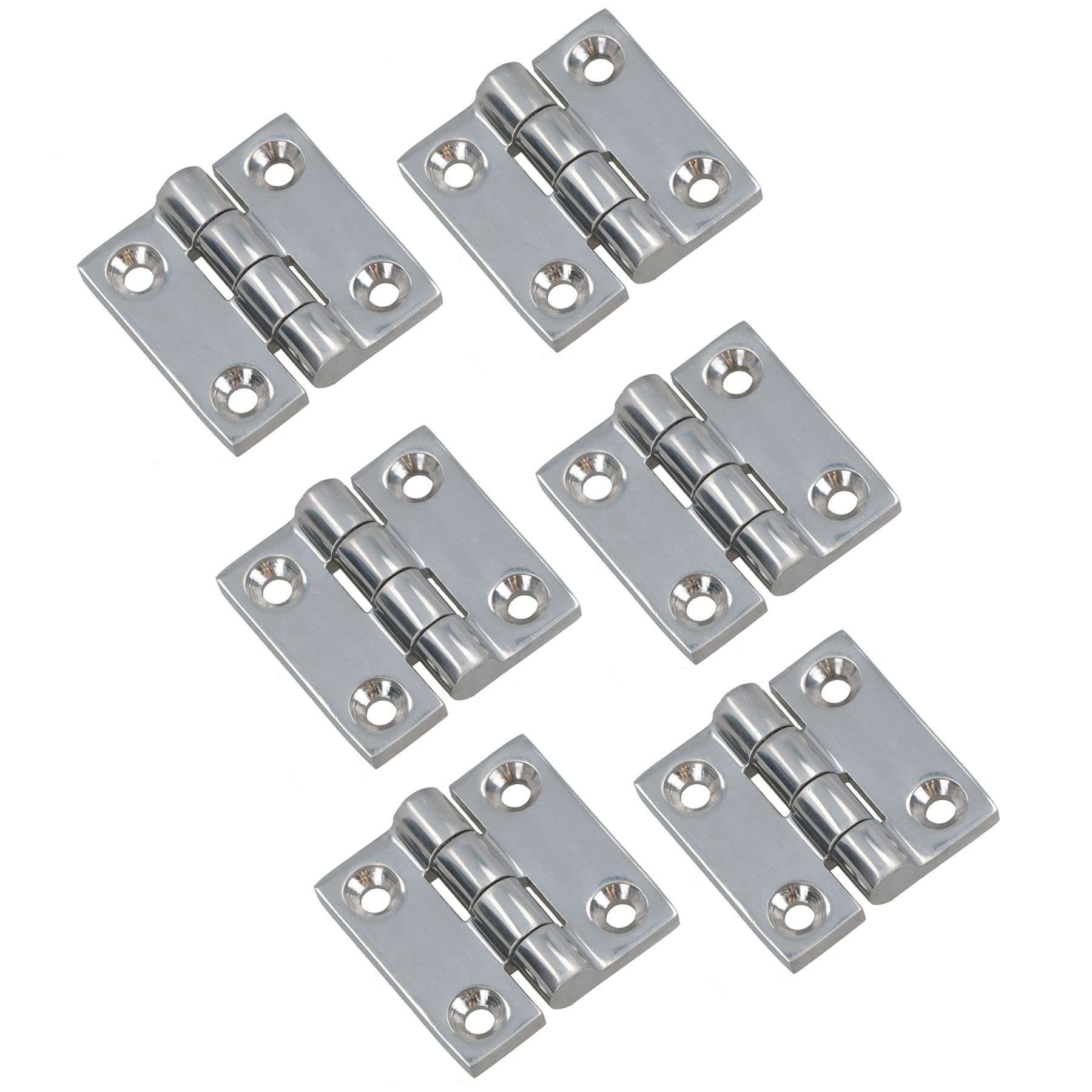 Charnière de porte inox 316 de 38mm lot de 6 pièces AB Tools