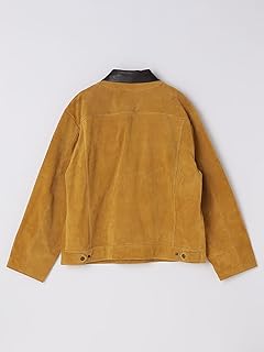 60s Suede Trucker Jacket 114-30-0019 114300019: Camel 60s Suede Trucker Jacket 114-30-0019 114300019: Camel