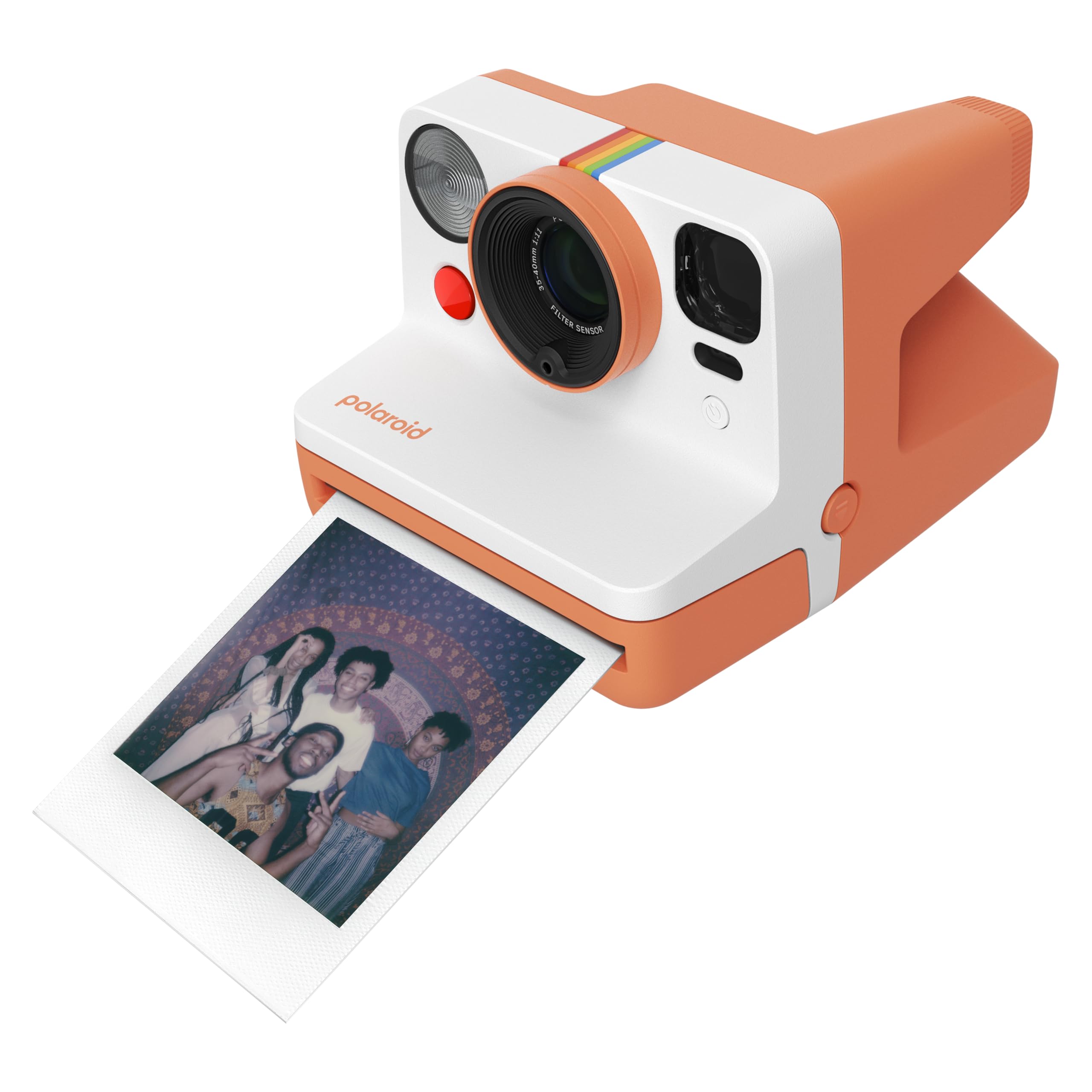Polaroid Now 3rd Generation I-Type Instant Camera + Film Bundle - Now Black Camera + 16 Color Photos (6560)