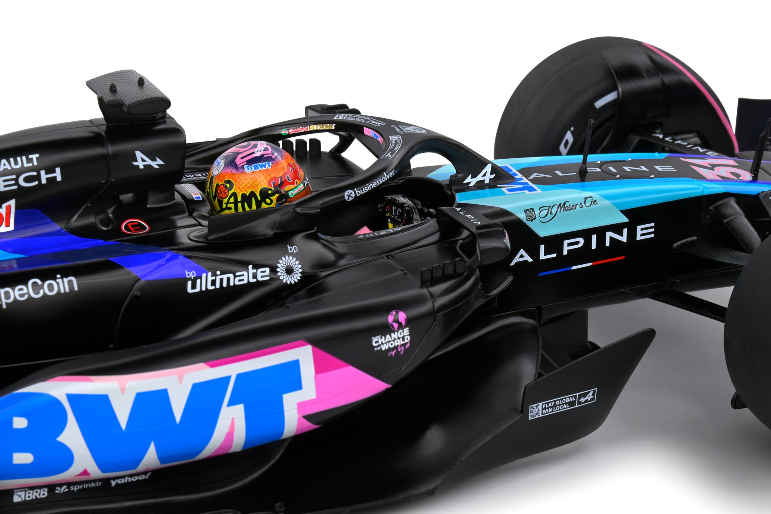 1:18 Alpine F1 Team A524 Blue E.OCON Miami GP 2024