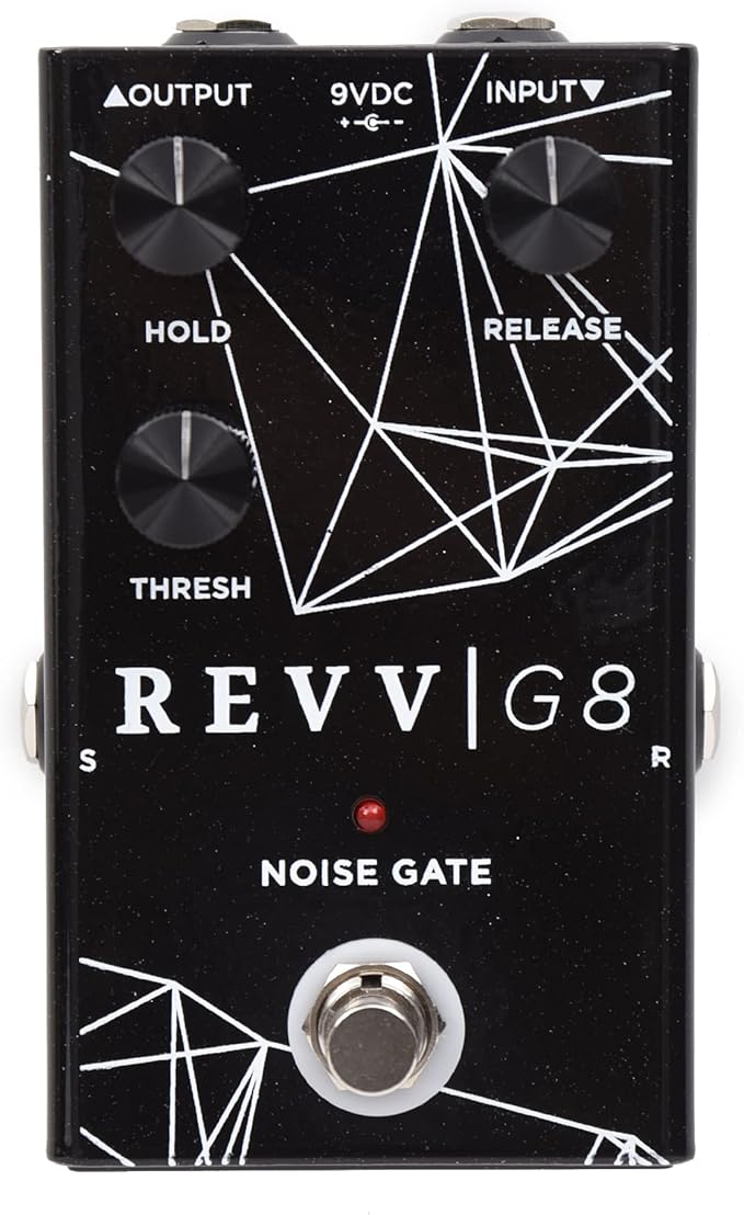 Revv G8 Noise Gate Pedal Black Sparkle Musical Instruments
