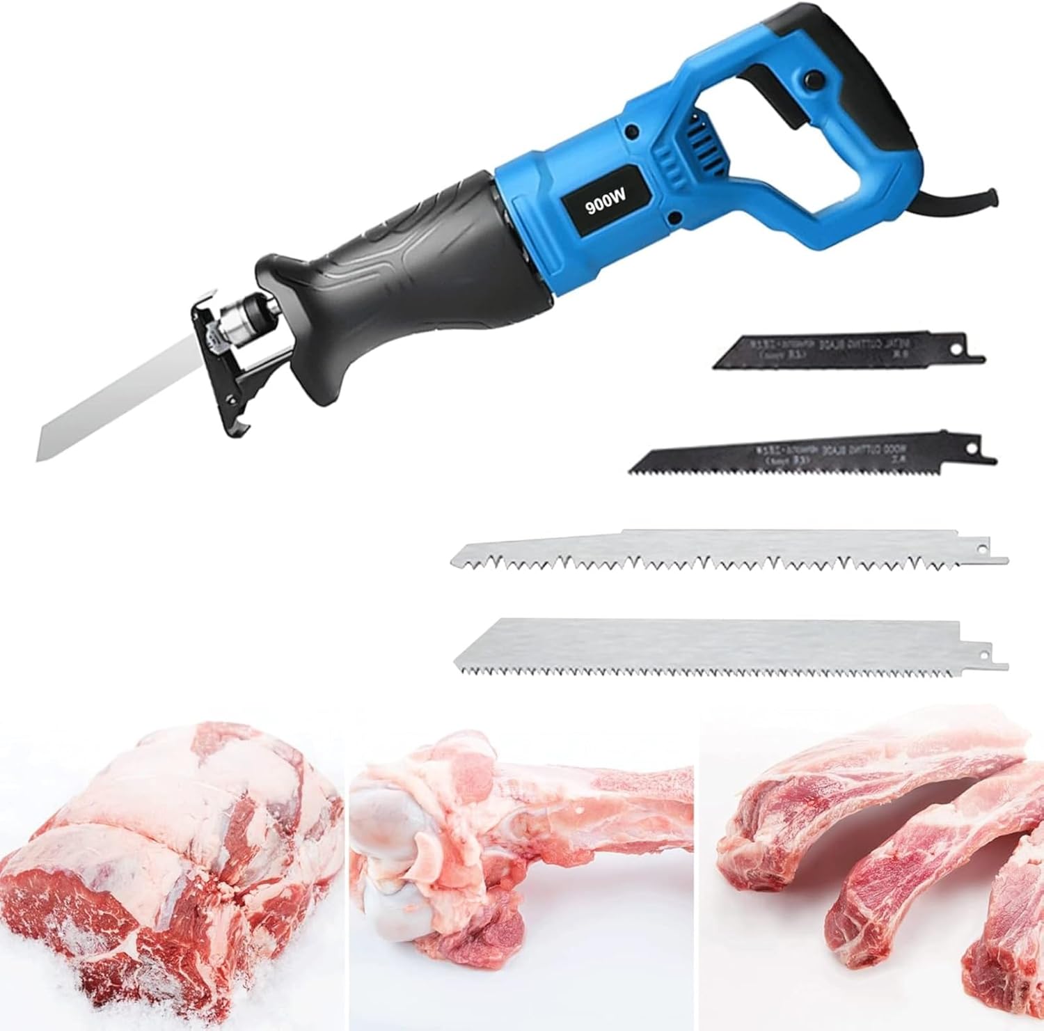 XRFCY Bone Saw Electric with Reciprocating Saw Blade, Butcher Saw Blade