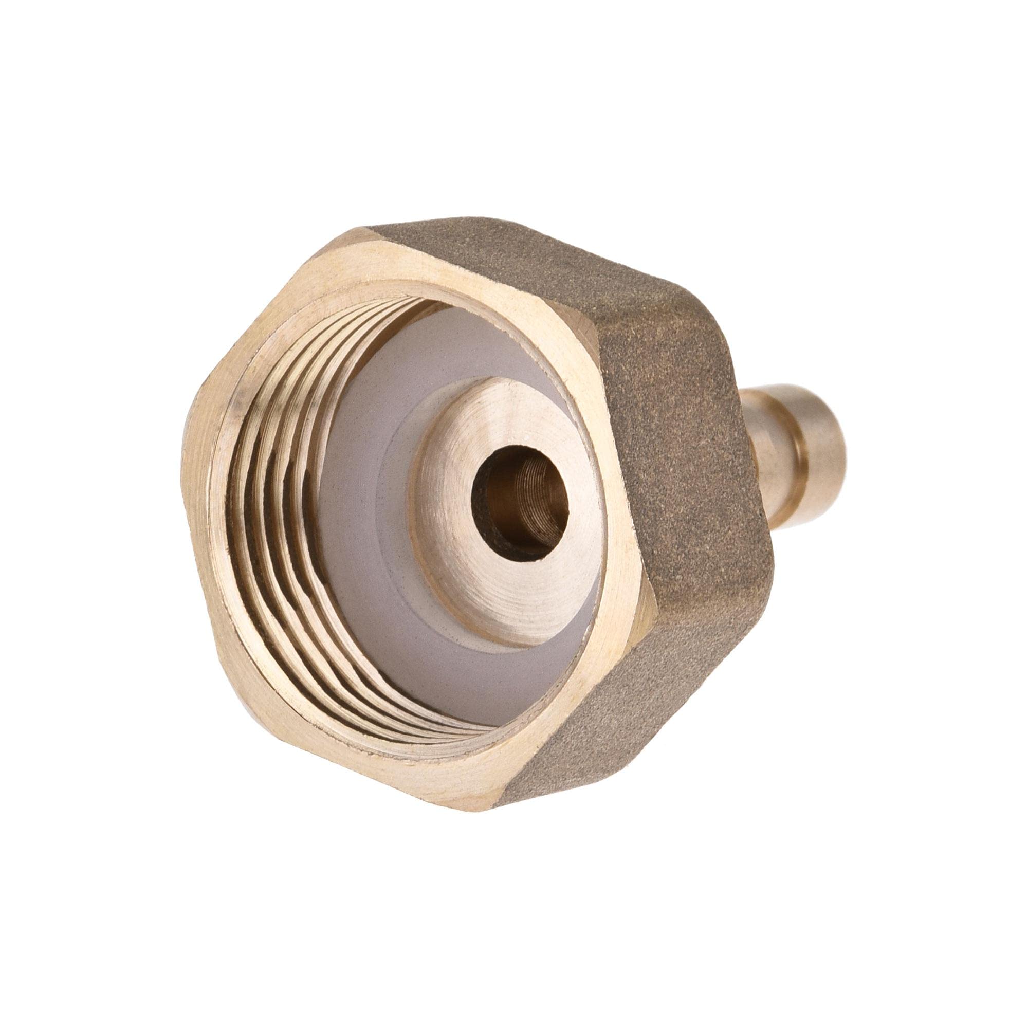 Sourcingmap Raccordo A Spina Per Tubo In Ottone - 10 Mm Spinato X 1/2 PT Maschio, 37 Mm