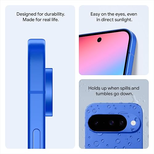 Google Pixel 10 - Unlocked Android Smartphone with Gemini, Advanced Triple Rear Camera, 24+ Hour Battery and 6.3" Actua Display - Indigo, 256GB - 4