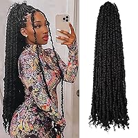 Vista 79 de BOHOBABE Cabello de Ganchillo Pre-retorcido Passion Twist de 14 Pulgadas Cabello Corto Ombré Gris Pre-enrollado de Ganchillo Passion Twist