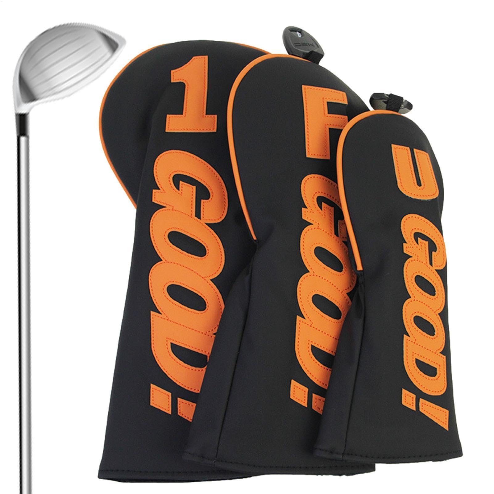 Golfschläger-Kopfbedeckungen, Golfschläger-Putter-Abdeckung – PU-Leder-Pu wasserdicht aus PU-Leder für Golf Club | Tragbares Sportzubehör für Herren
