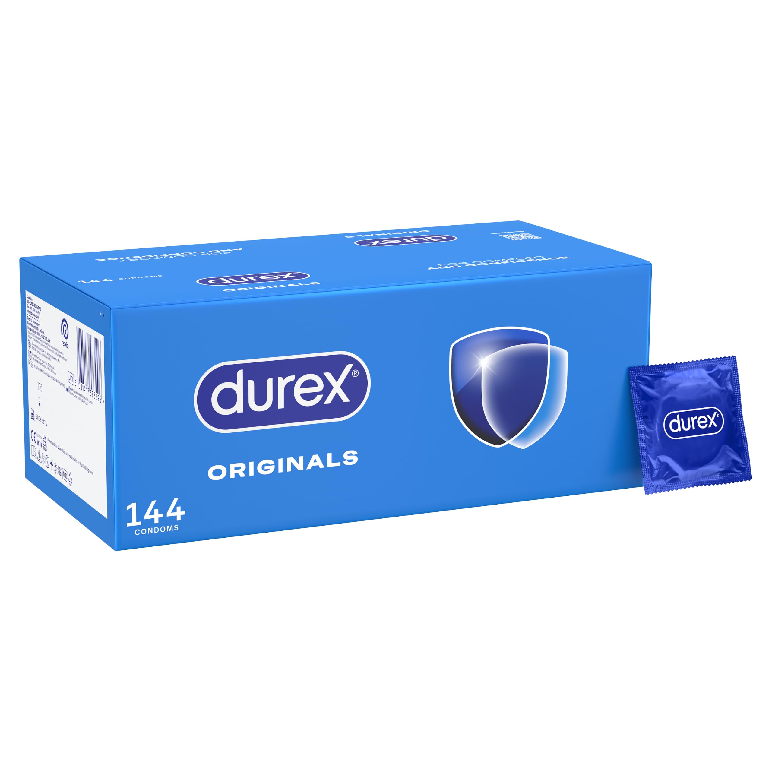 Durex Classic Condoms, Pack of 12