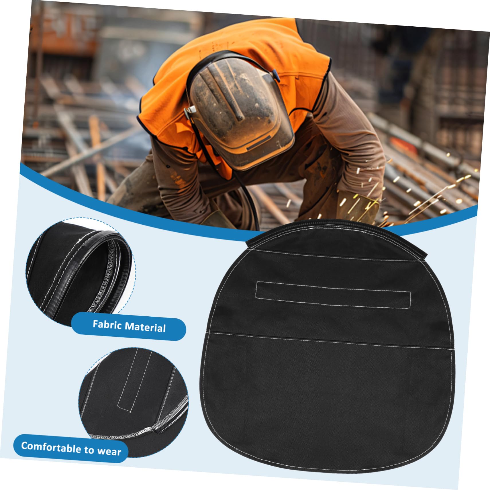 GLEAVI 2stücke Welding Helmet Extended Cover Erweiterter Nackenschutz Für Schweißer Hitzebeständiges Zubehör Kompatibel Mit Meisten Schweißhelmen Für Umfassende Und Schutz