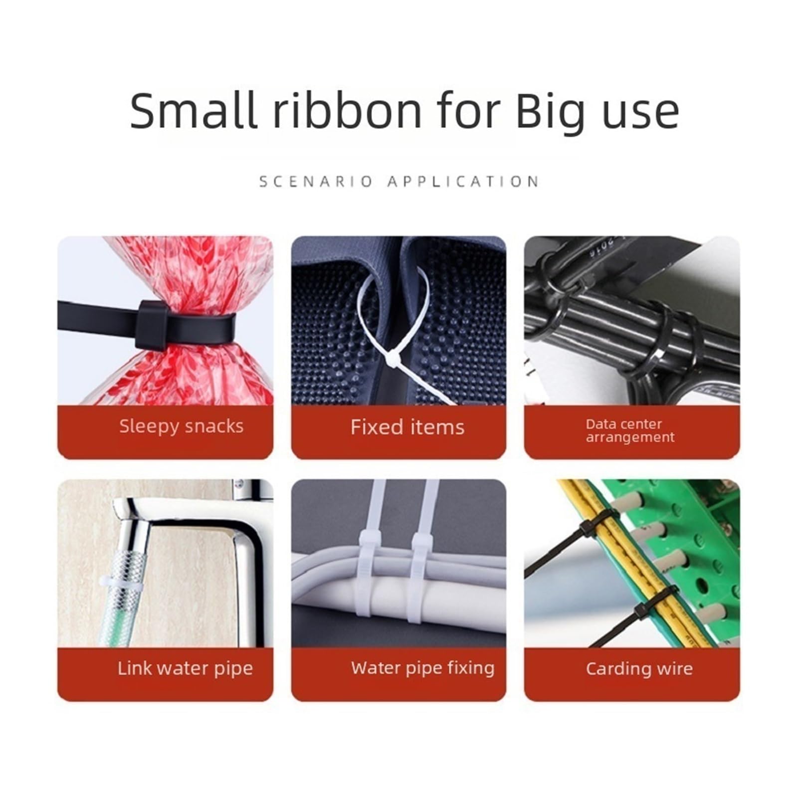 Stalwart 8 In. Reusable Cable Management Ties In Multi-Color (Set Of 30...
