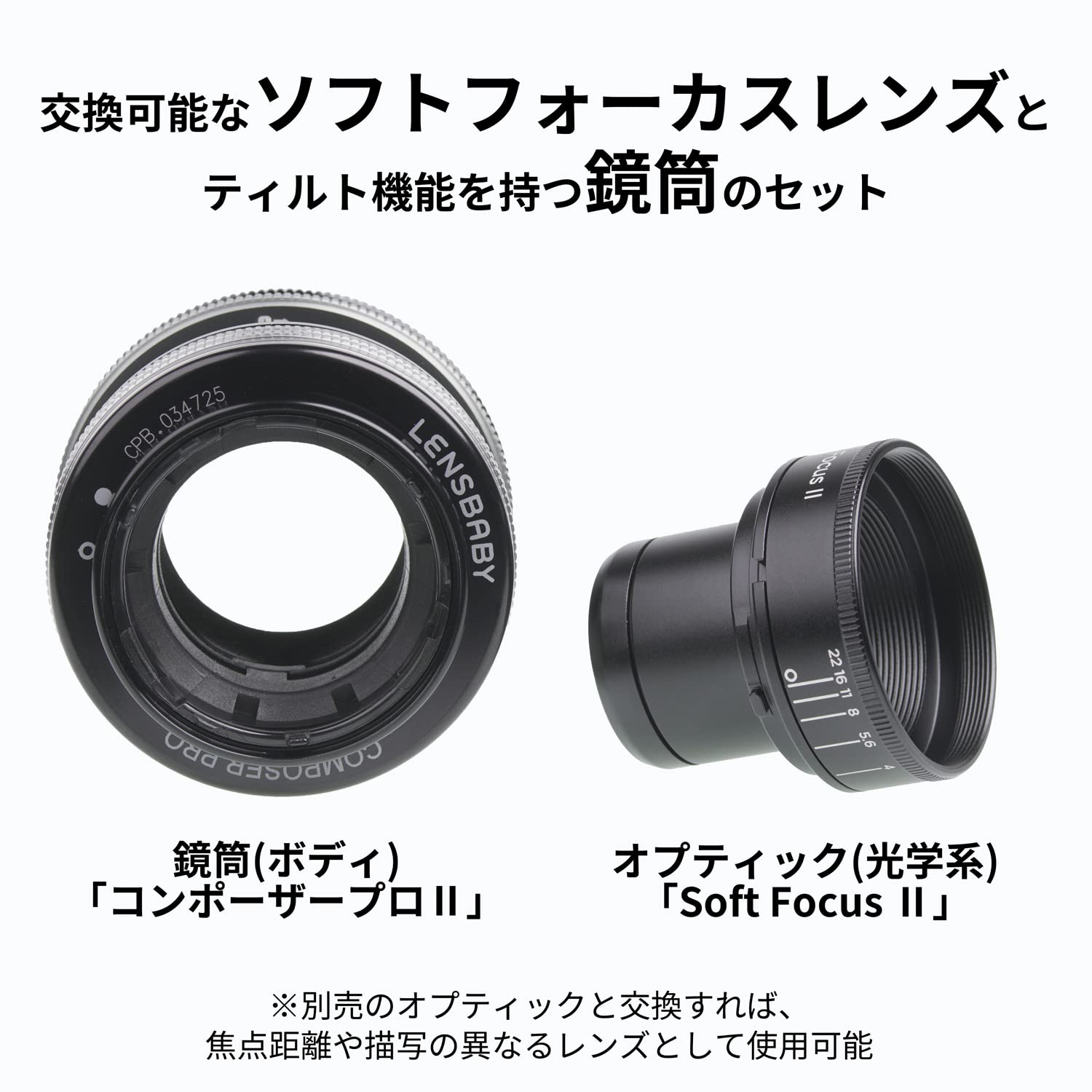Amazon.co.jp: Lensbaby ティルトレンズ コンポーザープロII Soft  
