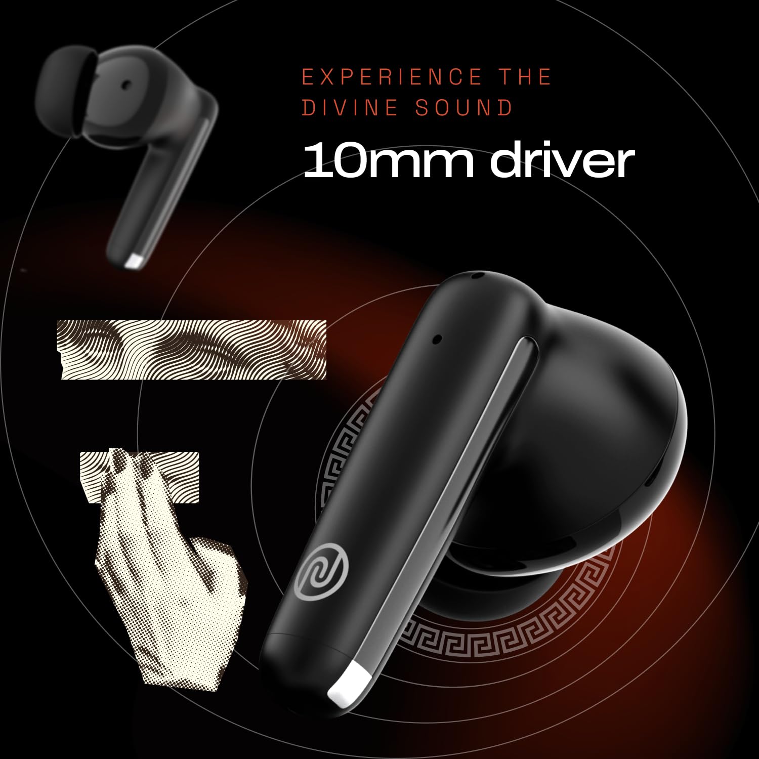 Noise Nowo wprowadzone słuchawki douszne Buds Venus z ANC (do 30 dB), czas odtwarzania 40 h, Quad Mic z ENC, Instacharge(10 min = 120 min), niskie opóźnienie (do 45 ms), sterownik 10 mm (kosmiczna