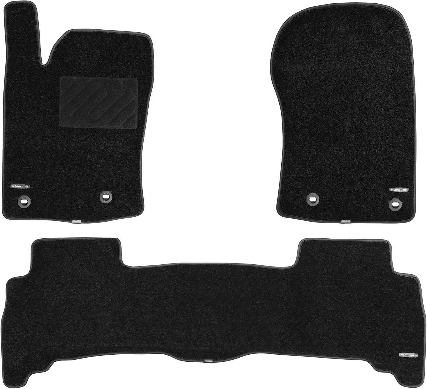 WENNEBIRD Superior Carpet Floor Mats for 2013-2024 Toyota 4Runner (5th Gen), 0.6-Inch Ultra-Thick, Noise-Reducing, All-Weather Waterproof Anti-Slip – 3-Pc Set