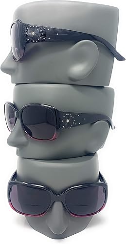 Miniatura 5 de The Pizzazz bifocales lectoras de sol para mujeres, gafas de lectura de dos tonos, gafas de sol bifocales Ombre para mujer