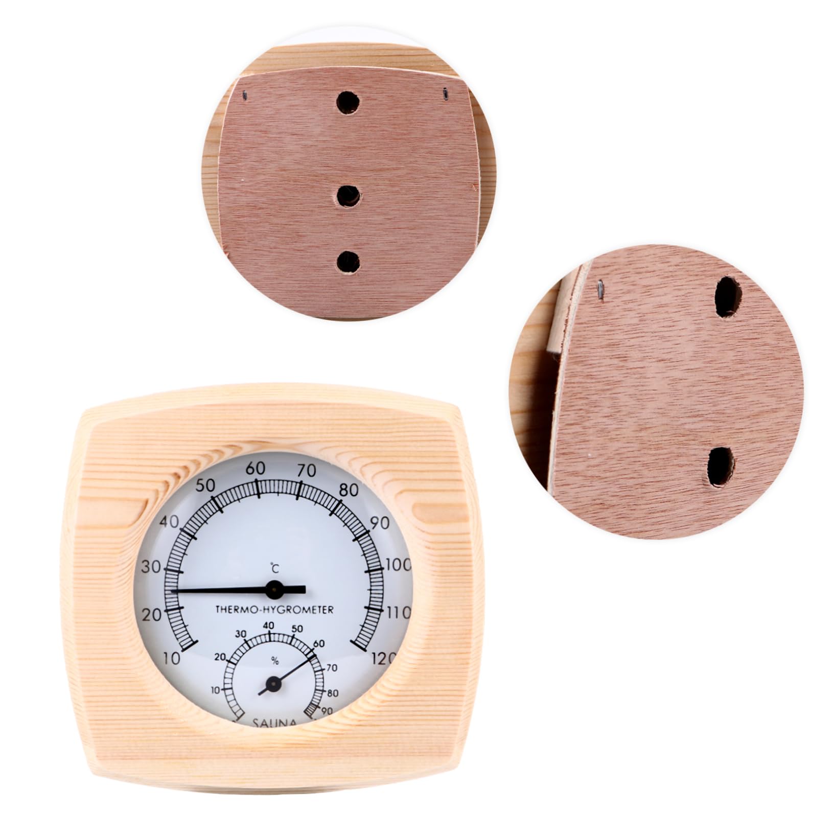 1pc Sauna Humidity Thermometer Hygrothermograph Humidity Temperature Meter Sauna Room Accessory Sauna Room Accessories Hygrometer