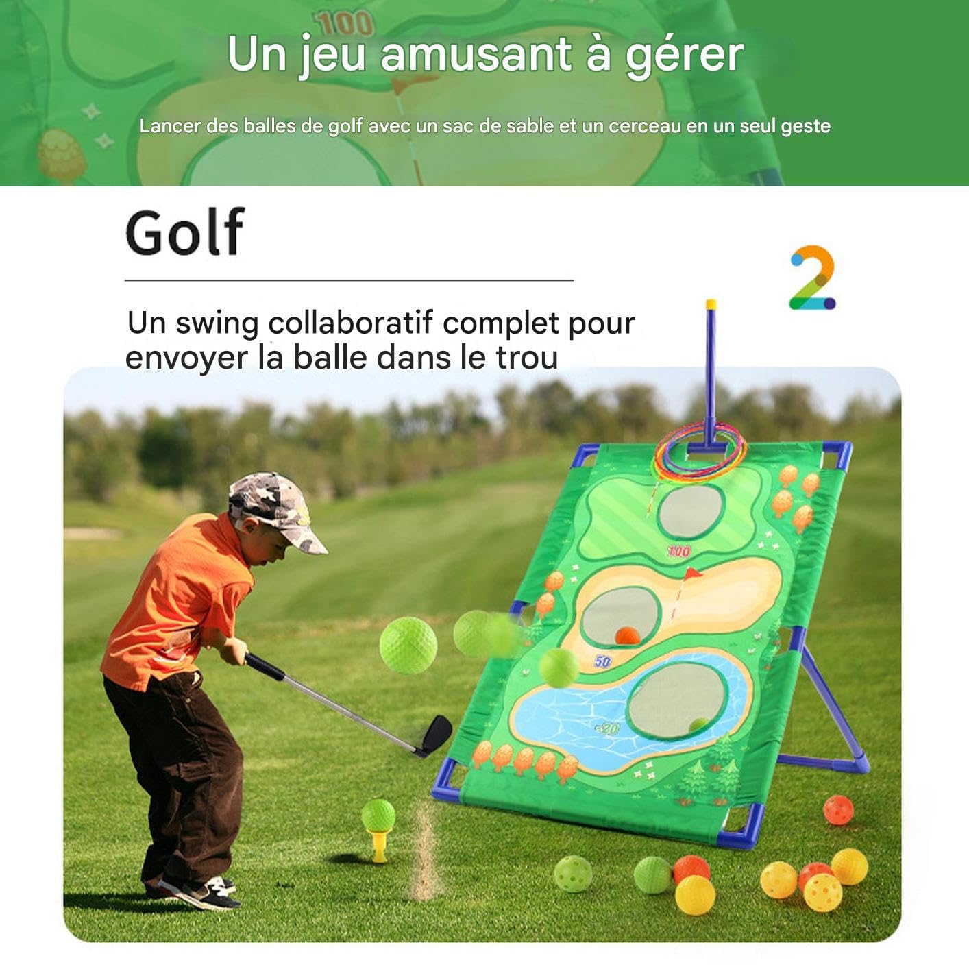 Gra W Golfa Sprzęt treningowy, symulatory golfa | Ogrodowa Mata Do Chippingu Golfowego Sport, na zewnątrz, zabawki do domu, ogrodu, imprez, biur, na podwórko