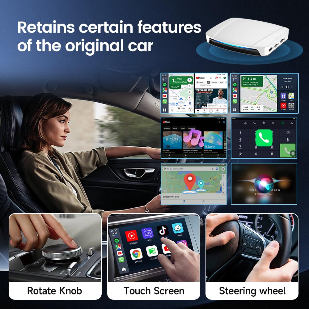Amazon.com: CarlinKit Tbox Plus CarPlay Android 4 in 1 CarlinKit 
