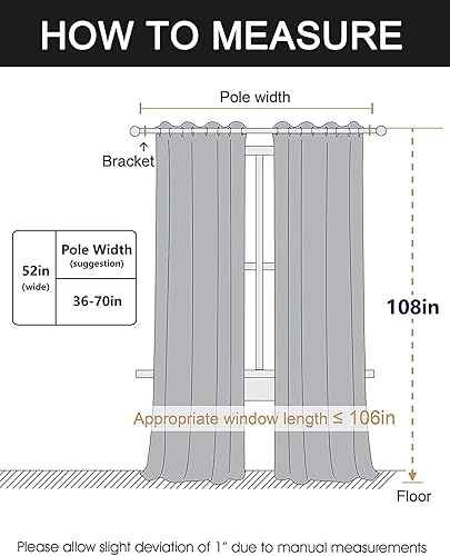 Miniatura 7 de SMILETIME Cortinas de terciopelo opacas con ojal, aislamiento térmico, supersuave, aislamiento sonoro, cortinas de terciopelo para sala de estar, 2