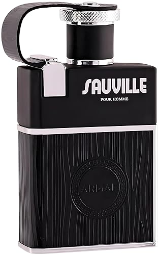 Armaf Sauville Pour Homme - Eau de Parfum en espray para hombre, 3.4 onzas