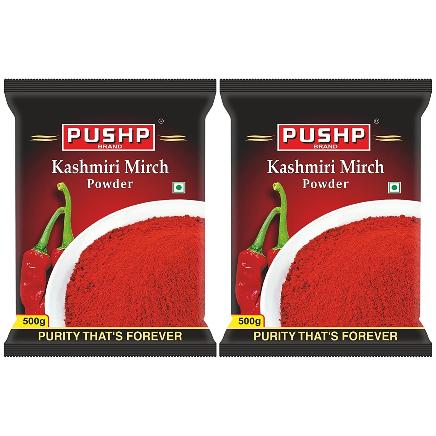 Pushp Brand Kashmiri Red Chilli Powder 1 Kg, (Pack of 2, 500g each) (B09KKRY9VY) Amazon Price History, Amazon Price Tracker
