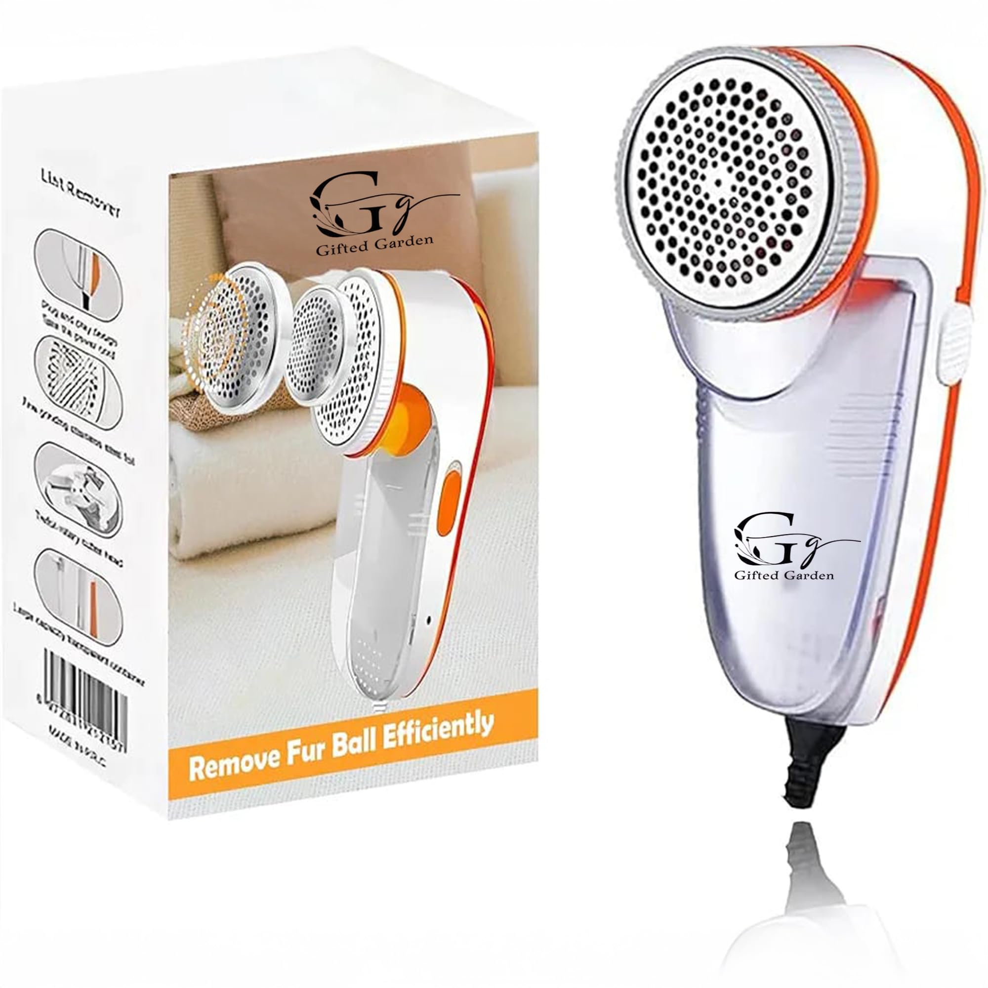 NOVA Fabric Shaver Lint Remover, Fabric Brush, Rechargeable, Portable lint Remover Roller Tool for Woolen Sweaters, Clothes, Shirts, Jackets, Burr Remover, Pill Remover from Carpets, Curtains.