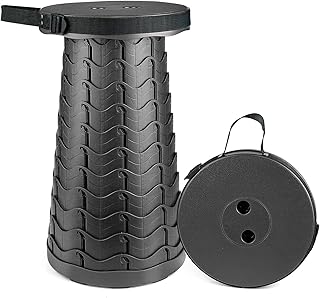 伸縮自在 折りたたみ椅子 伸縮式 軽量 コンパクト 高さ調整可能 ポータブルチェア キャンプ 釣り バーベキュー 旅行 アウトドア用 一秒開閉 屋内屋外兼用 コンパクトスツール