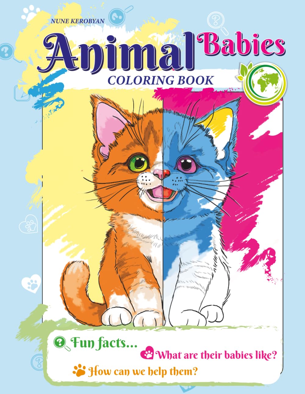 Animal babies Coloring Book: An Educational and Eco-Friendly Coloring Book for Children