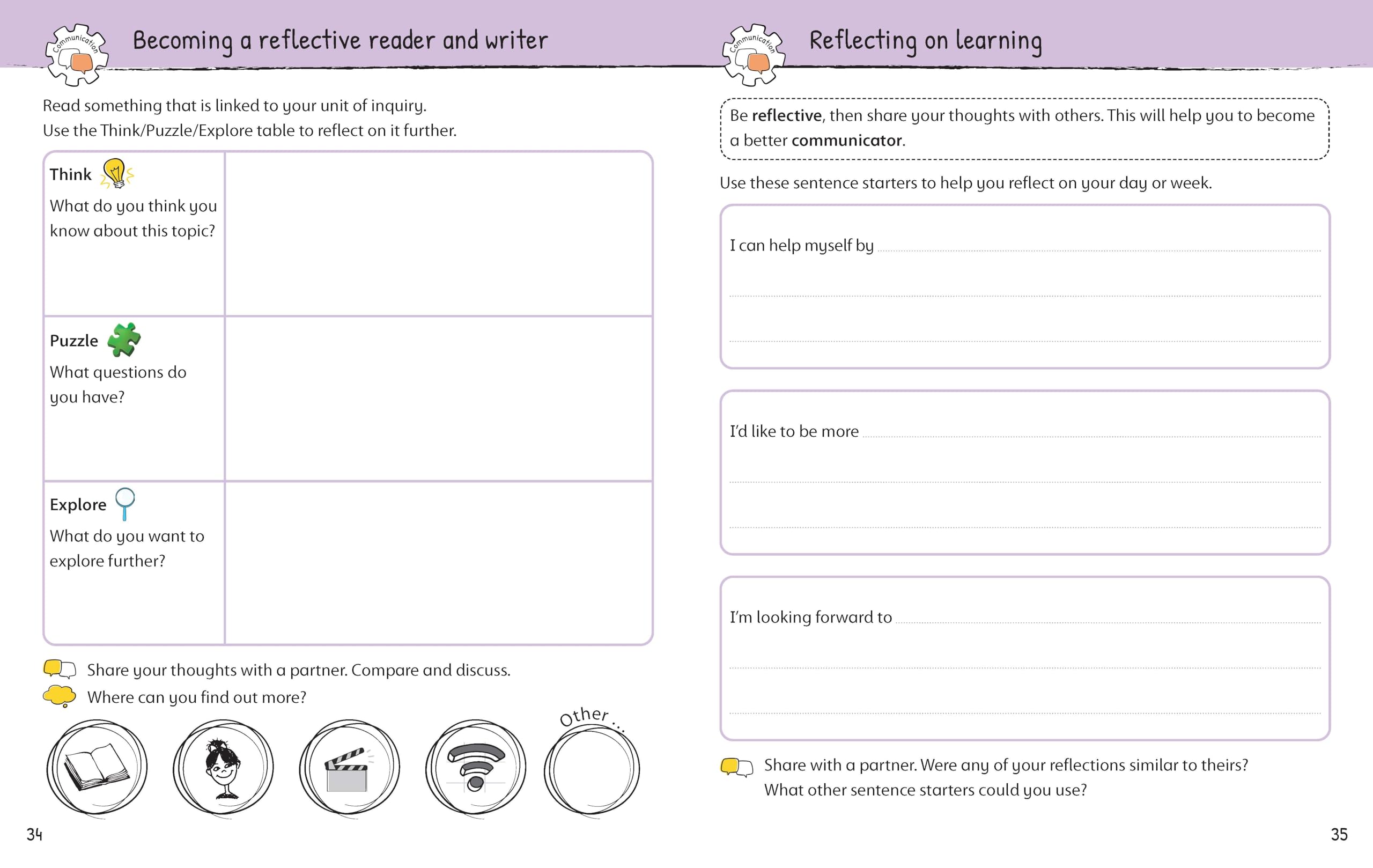 My Reflection Journal Grade 2