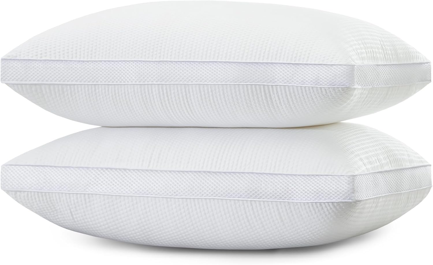 Bed Pillows for Sleeping Firm and Soft King Size Set of 2, Supportive & Comfortable Down Alternative Pillow, Luxury Hotel Gusseted Pillows for Side and Back Sleepers