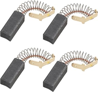 2 Pairs Carbon Brushes 8x9x20mm Auto Cut Off Replacement Brush Set Compatible with Holzher Router 2355 2356 2371 2373