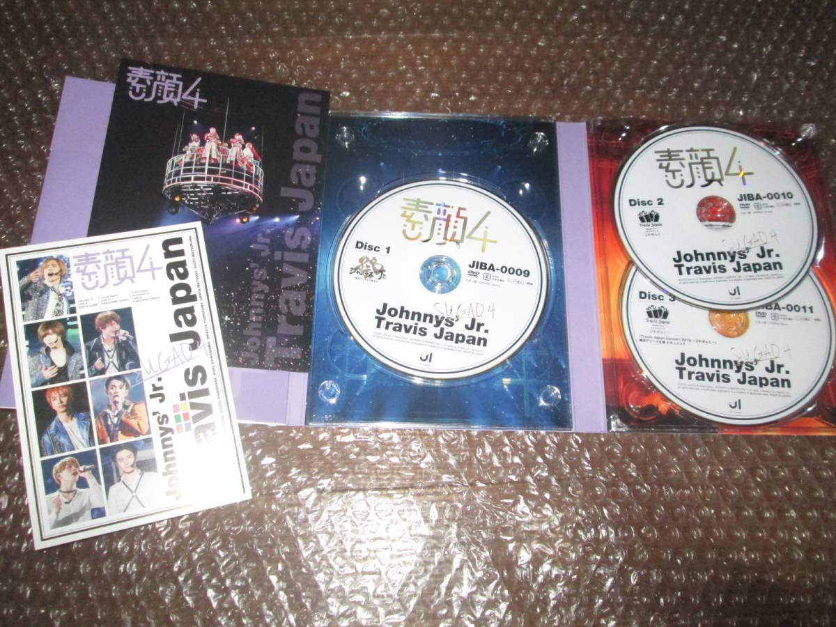 Amazon.co.jp: 国内正規品 本物 DVD 3枚組 限定盤 素顔4 Travis Japan  