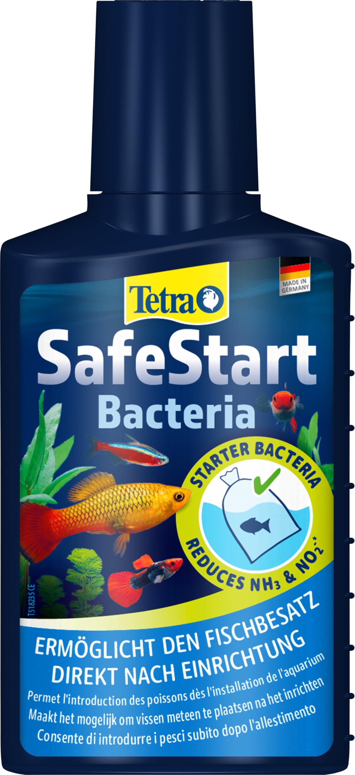 Tetra SafeStart Attivatore per Acquari, Consente di Introdurre i Pesci Immediatamente dopo L'allestimento dell'Acquario, 100 ml