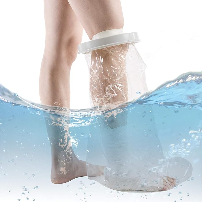 Buy Half Leg Cast Protector for Shower Adult, Reusable Waterproof