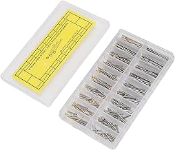 200 Pcs Montre Vis Tube Tube En Acier Inoxydable Goupilles De Friction Montre Bracelet Tige De Connexion Vis Pin et Rivet Extrémités pour Réparation De Montre