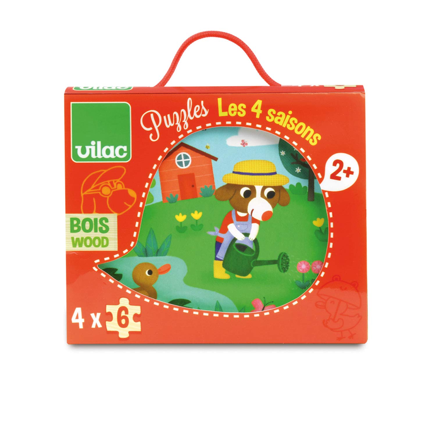 Vilac Vilac2641 Four Seasons Puzzle