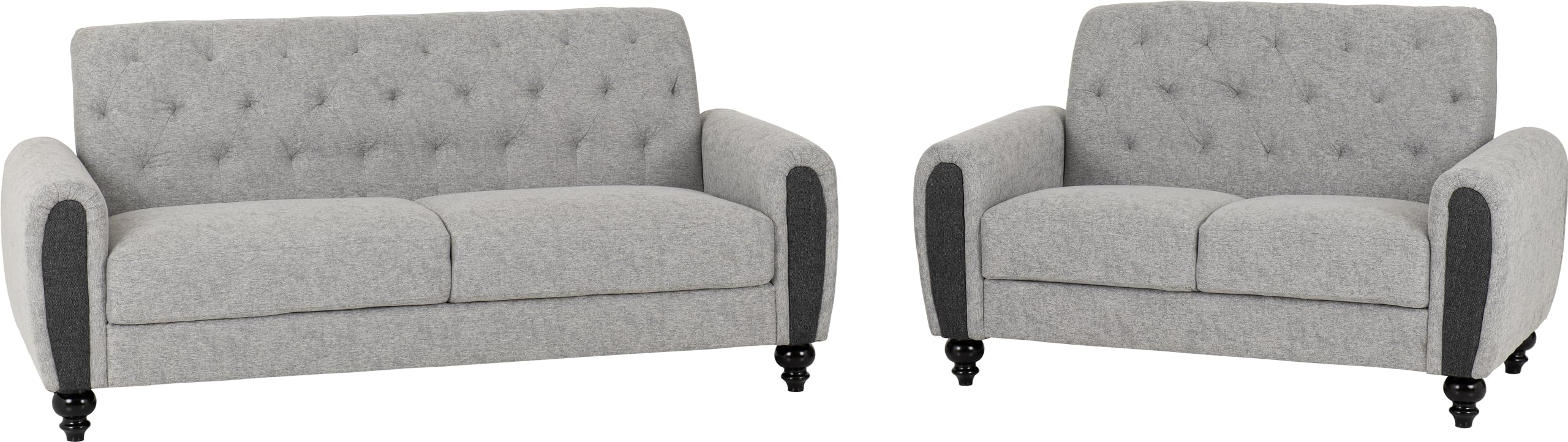 Seconique Unisex Light Grey Chester 3+2 Suite In Size 3