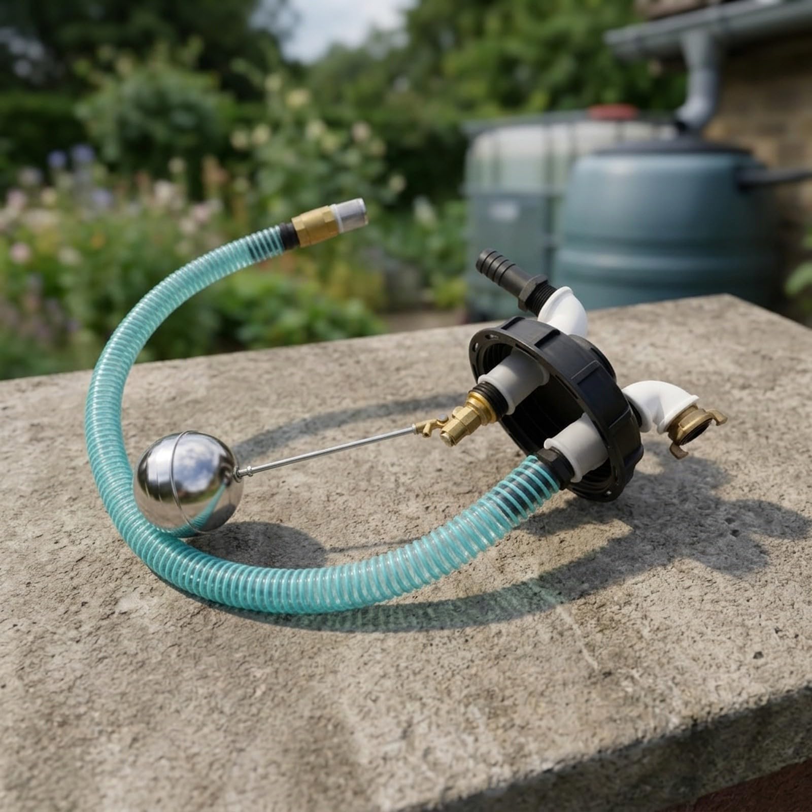 für ibc Deckel DN150 Ausziehbar mit Schlauch Regenwasser für(automatic filling)