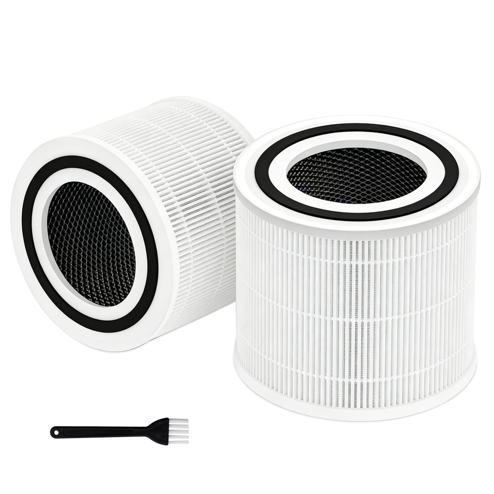 2 Pack 240 True HEPA Replacement Filter Compatible with Puroair 240 Air Purifier, 3-in-1 High-Efficiency HP-14 True HEPA with Activated Carbon Filter, White