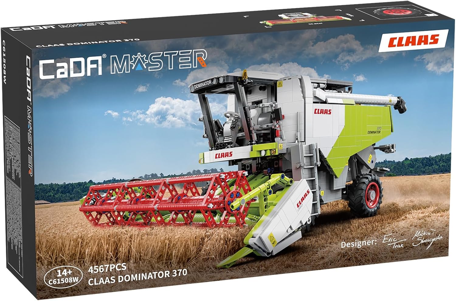 CaDA Claas Dominator 370 Combine Harvester product box