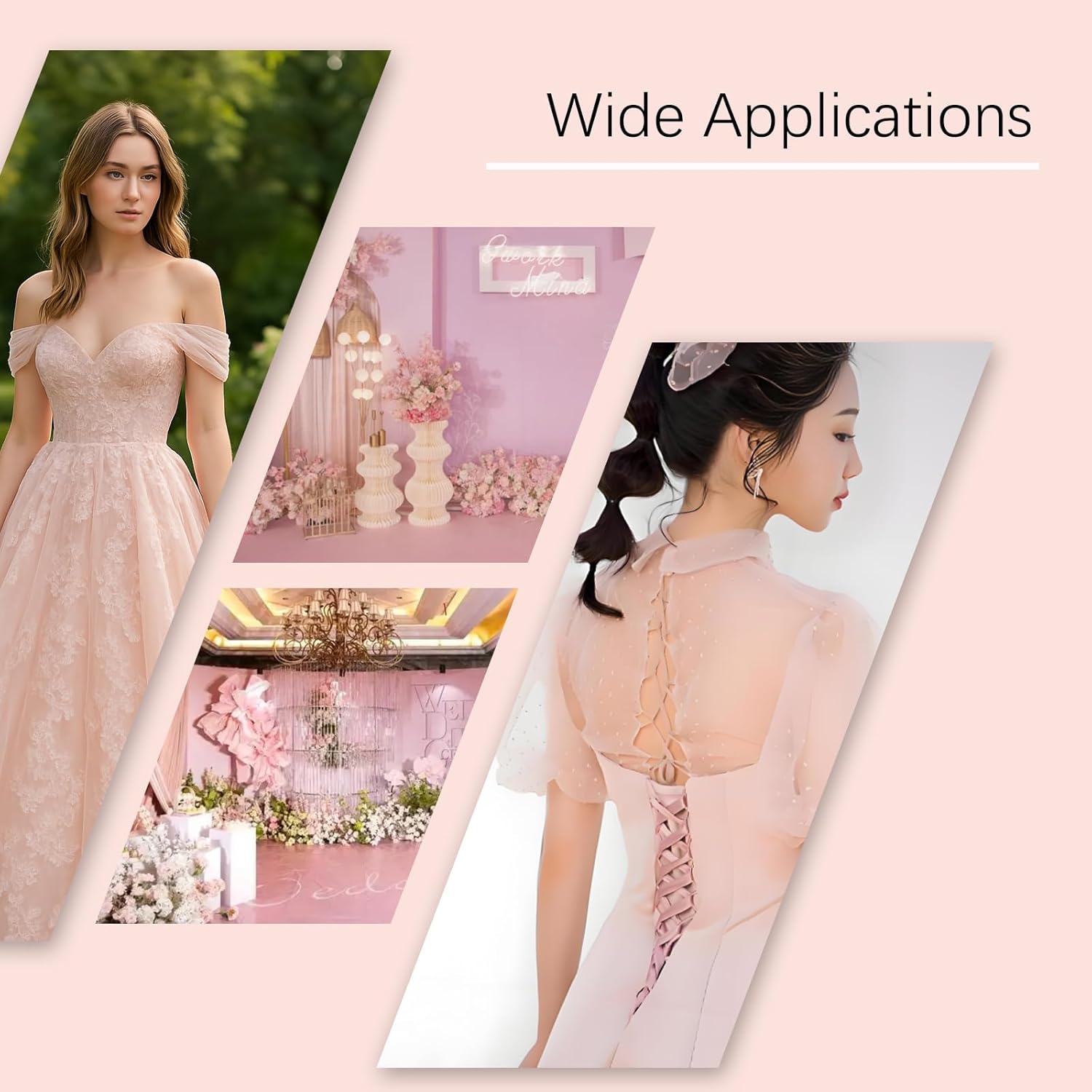 Adjustable Fit Satin Corset Back Kit Women's Wedding Dress Corset Kit Loops Fit Lace up for Prom Form Dress - Image 6